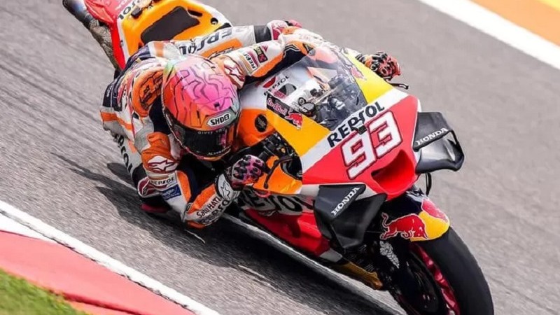 Marc Marquez saat Menunggangi Repsol Honda