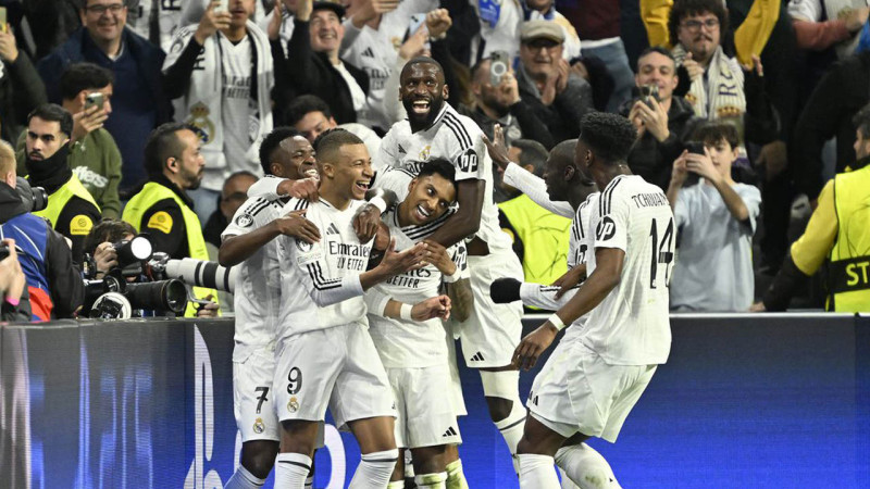 Selebrasi pemain Real Madrid