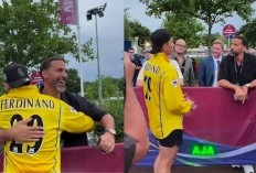 Gokil! Ganindra Bimo Starstruck Ketemu Rio Ferdinand, Sempat Ngobrol Sampai Ngeblank