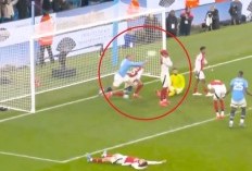 Momen Lucu Manchester City vs Arsenal: Erling Haaland Timpuk Kepala Gabriel Magalhaes dengan Bola