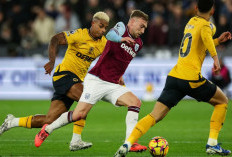 Hasil Pertandingan West Ham vs Wolves di Liga Inggris - The Hammers Menang 2-1