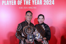 Gala Dinner BWF World Tour Finals 2024, Ganda Campuran Hikmat Ramdani/Leani Ratri Oktila Raih Penghargaan