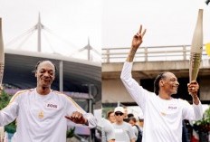 Aksi Snoop Dogg Joget Sambil Bawa Obor Olimpiade Paris 2024 Jadi Sorotan, Netizen: Manusia Tersantuy!