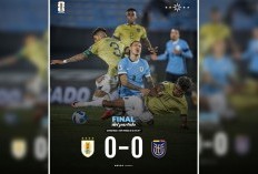 Hasil Uruguay vs Ekuador di Kualifikasi Piala Dunia 2026: La Celeste Ditahan Imbang