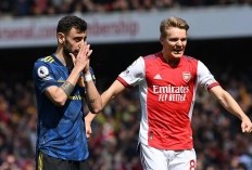 Susunan Pemain Arsenal vs Man Utd di Liga Inggris: Adu Lini Tengah Martin Odegaard vs Bruno Fernandes