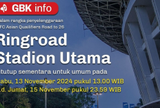 Jelang Indonesia vs Jepang, Ringroad Stadion Utama GBK Resmi Ditutup