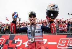 Marc Marquez Naik Podium MotoGP Jepang 2024 dengan Tenang 