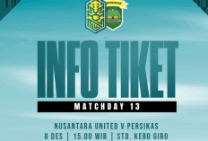 Harga Tiket Nusantara United vs Persikas di Liga 2 2024/25