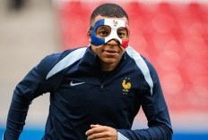 Mbappe Siap Lawan Belanda dengan Topeng Ninja Bergambar Prancis, Penampilannya Bikin Heboh!