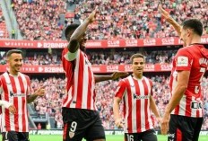 Hasil Athletic Bilbao vs Espanyol di Liga Spanyol 2024/25 - Innaki Williams dkk Pesta Gol di Kandang