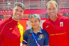 Olimpiade Paris 2024: Foto Bareng Rafael Nadal dan Carlos Alcaraz, Gregoria Dikira Petenis Inggris