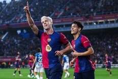 Hasil Pertandingan Barcelona vs Espanyol di Liga Spanyol - Dani Olmo Menggila, Menang 3-1