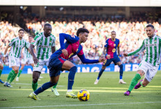 Hasil Pertandingan Real Betis vs Barcelona di Liga Spanyol - Lengah di Menit Akhir, Imbang 2-2
