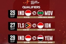 Jadwal Lengkap Timnas Indonesia di Kualifikasi Piala Asia U-20 2025