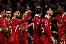 Liverpool Jadi Tim Pertama Raih 5 Kemenangan di Liga Inggris, Wolverhampton Jadi Korban 