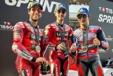 Hasil Sprint Race MotoGP Barcelona 2024:  Francesco Bagnaia Menang, Buat Jorge Martin Nunggu Trofi Juara Dunia