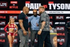 Mike Tyson Brutal, Dorong Jake Paul Saat Faceoff!