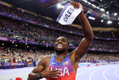 Cuitan Lawas Noah Lyles Peraih Emas Olimpiade 2024, Pernah Sebut Lionel Messi ‘Orang Abadi’
