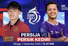 Tempat Menonton Persija Jakarta vs Persik di Liga 1 2024-25