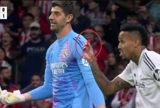 Derby Madrid: Momen Thibaut Courtois Dilempari Korek Api oleh Fans Atletico, Diego Simeone Sampai Turun Tangan