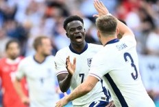 Hasil Inggris vs Swiss di Euro 2024 - Pasukan Gareth Southgate ke Semifinal!