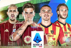 Tempat Menonton Roma vs Lecce di Liga Italia 2024/25, Minggu 8 Desember 2024