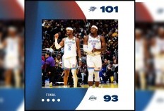 Turn Overs hingga 17 Kali Lawan Thunder, Lakers Gugur di NBA Cup 2024