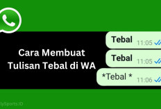 Cara Membuat Tulisan Tebal di WA Terbaru 2025