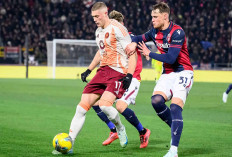 Hasil Bologna vs AS Roma di Liga Italia - Artem Dovbyk Selamatkan Giallorossi dari Kekalahan