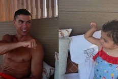 'I Love You Papa', Cristiano Ronaldo Bagikan Momen Manis Bersama Putri Bungsunya