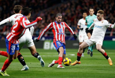 Hasil Pertandingan Atletico Madrid vs Sevilla di Liga Spanyol - Antoine Griezmann Jadi Penentu, Menang 4-3