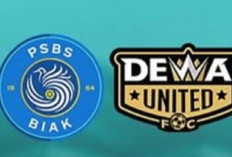 Susunan Pemain PSBS Biak vs Dewa United di Liga 1 2024-2025