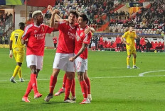Hasil Benfica vs Braga di Piala Liga Portugal - Brace Angel Di Maria Bawa As Guias Menang 