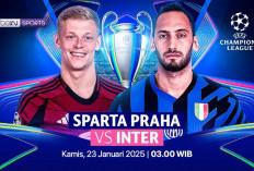 Tempat Menonton Sparta Praha vs Inter Milan di Liga Champions 2024-2025