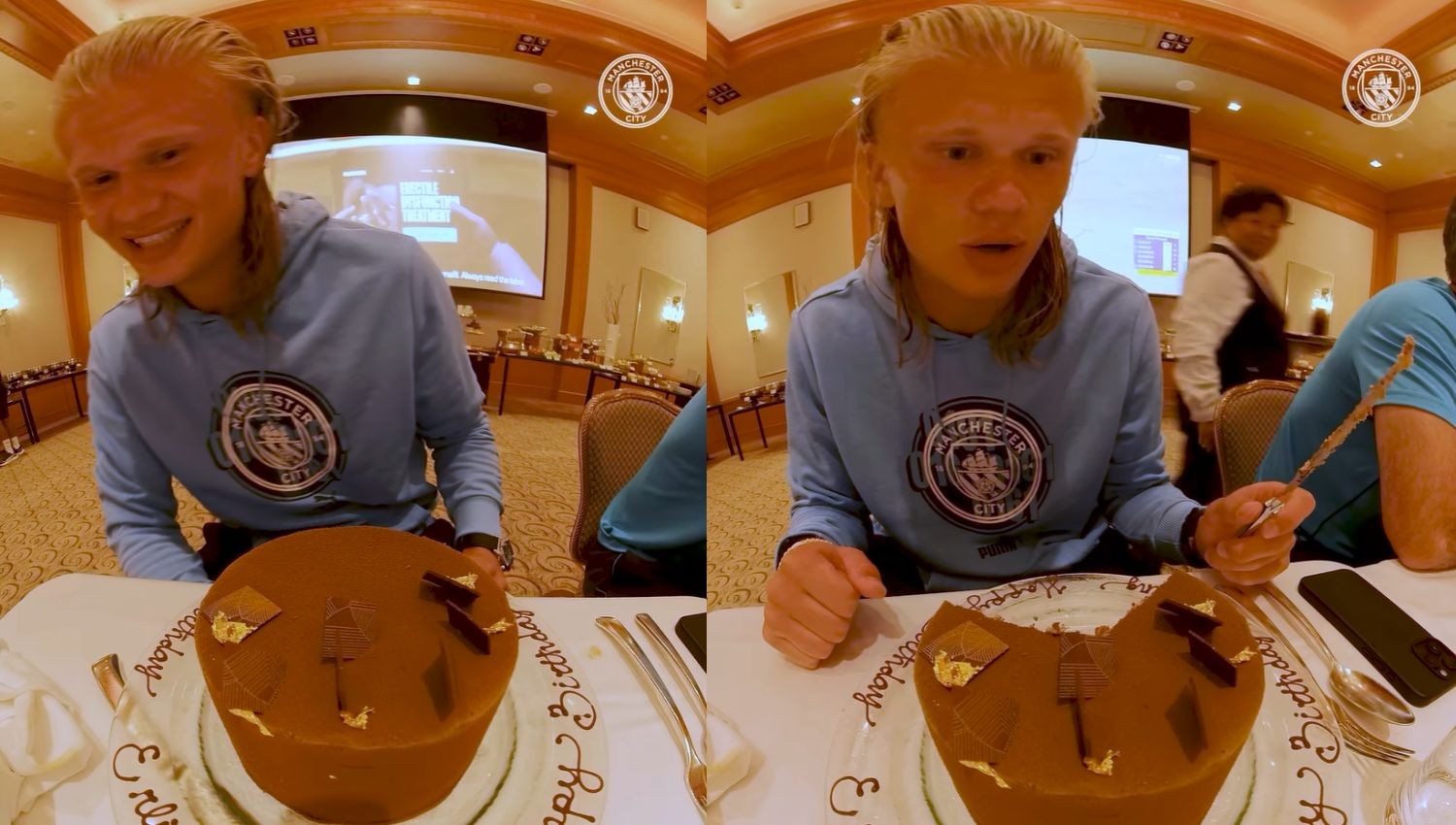 Erling Haaland Dapat Surprise Ultah dari Manchester City, Reaksi Potong Kue Jadi Sorotan