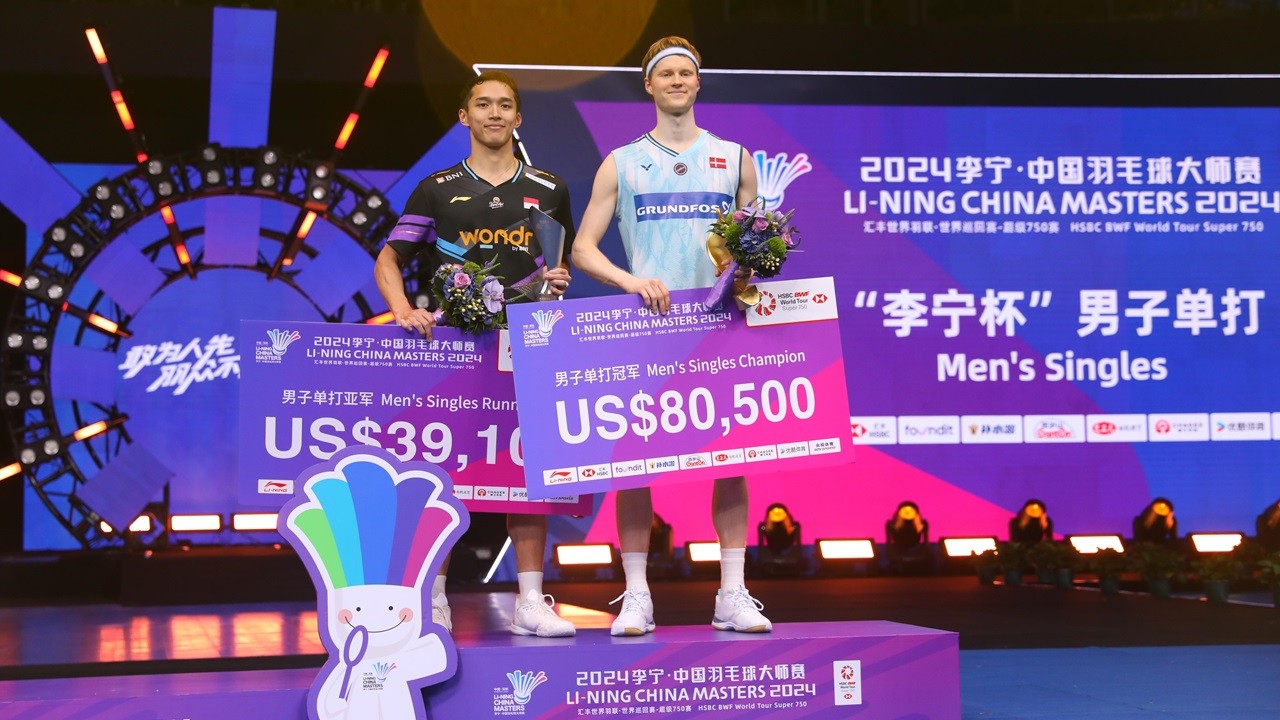 Jadwal Turnamen Bulutangkis Usai China Masters 2024 - Syed Modi Lalu BWF World Tour Finals