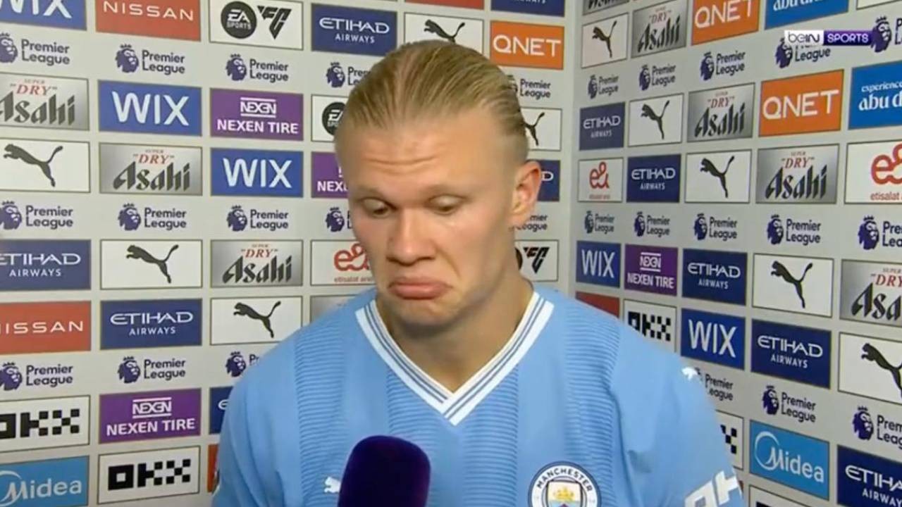 Alasan Erling Haaland Tidak Dihukum Setelah Buang Bola ke Gabriel Jesus