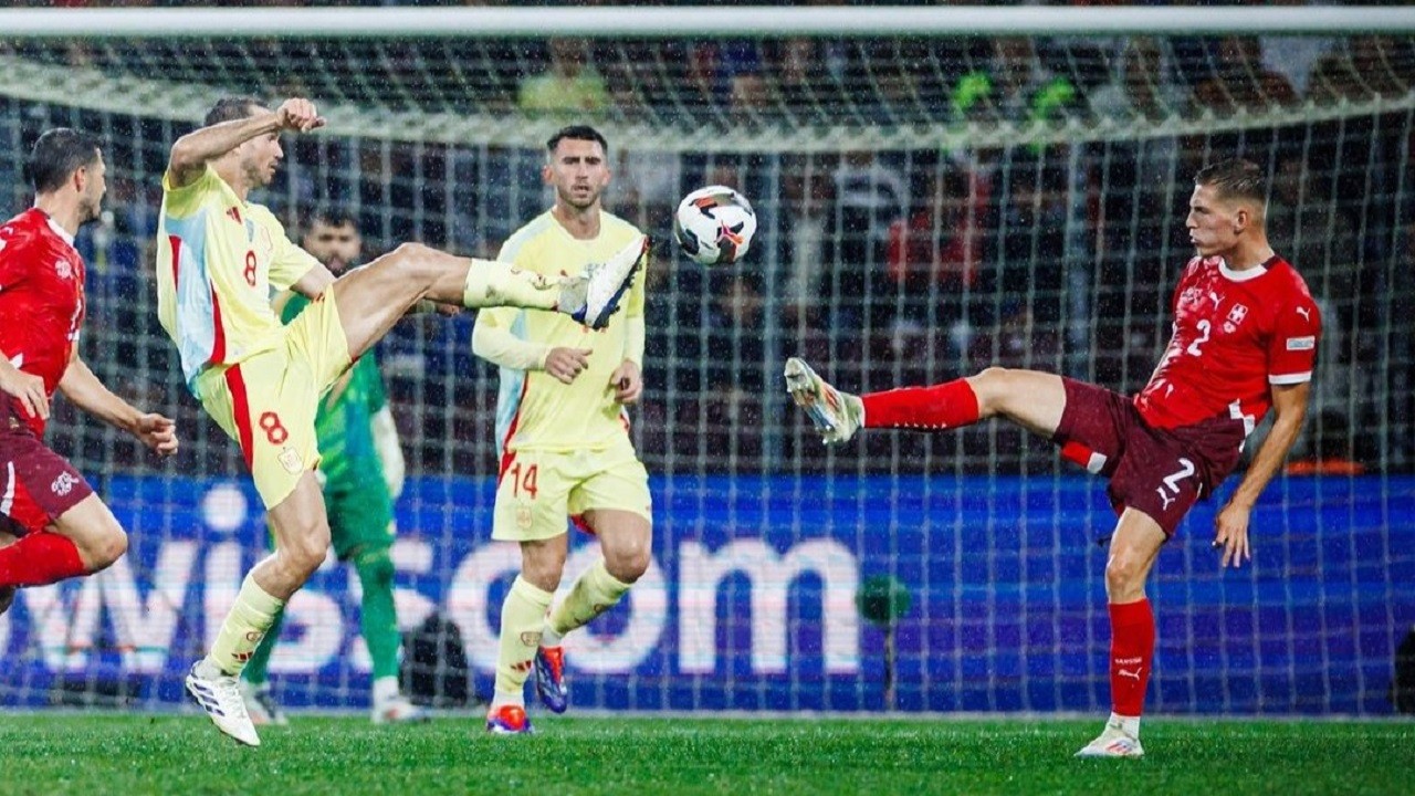 Tempat Menonton Spanyol vs Swiss di UEFA Nations League 2024/2025