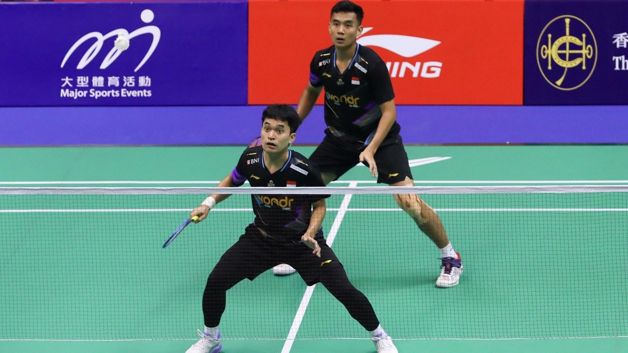 Bantai Ganda Kakak-Beradik Prancis di Hong Kong Open, Leo/Bagas Makin Kompak Kejar Prestasi