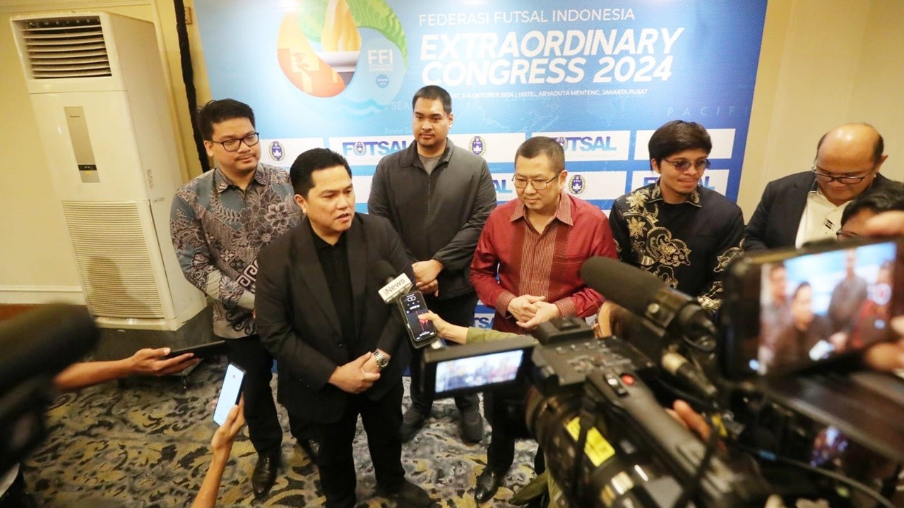 Bersinergi dengan PSSI Kejar Prestasi Tinggi, Federasi Futsal Indonesia Didukung Penuh Erick Thohir