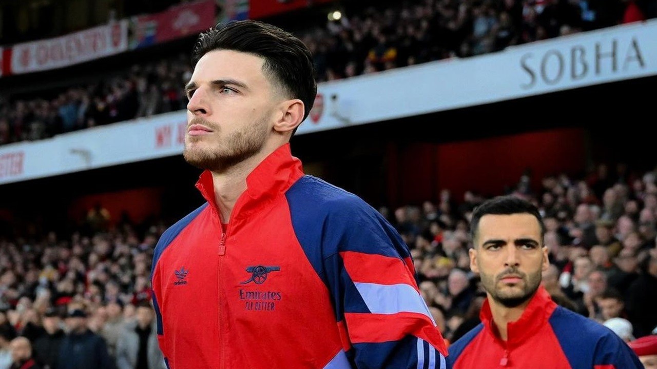 Declan Rice Siap Bela Arsenal Lawan Chelsea Meski Jari Kakinya Patah