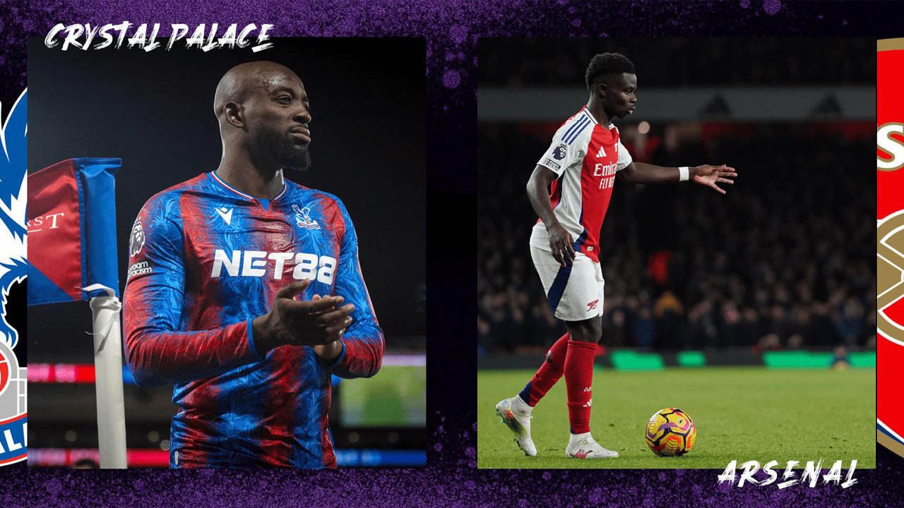 Susunan Pemain Crystal Palace vs Arsenal di Liga Inggris 2024-25