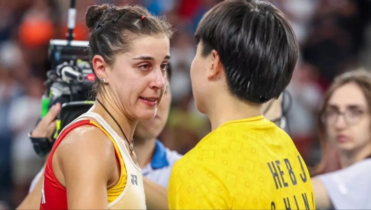 Olimpiade Paris 2024: Ketemu An Se-young di Final, He Bingjiao Ungkap Pesan Dukungan dari Carolina Marin