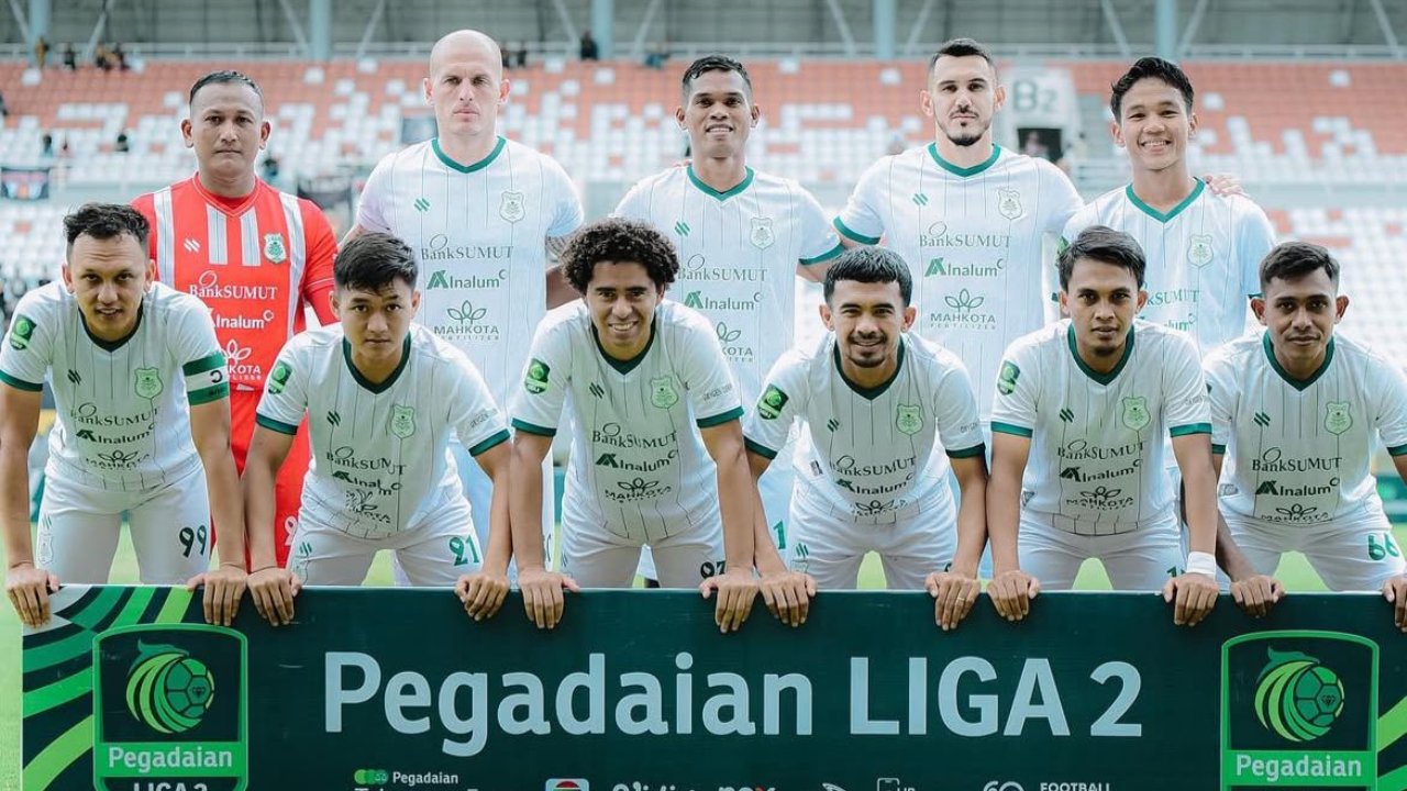 Susunan Pemain PSMS vs Persikota di Liga 2 2024/25