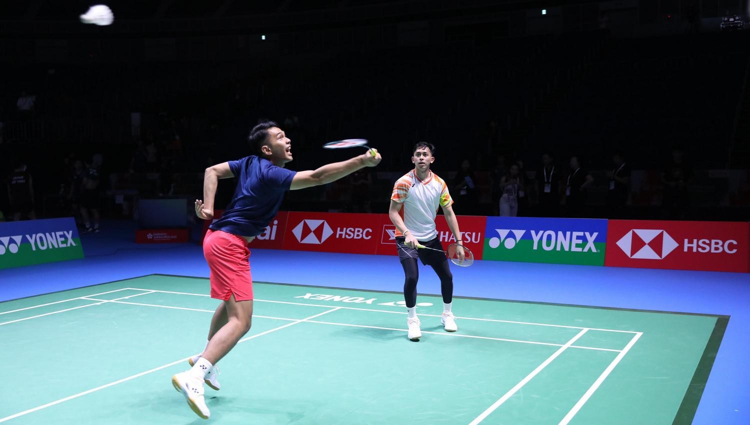 Tatap Japan Open 2024, Fajar/Rian Jajal Lapangan di Yokohama Arena