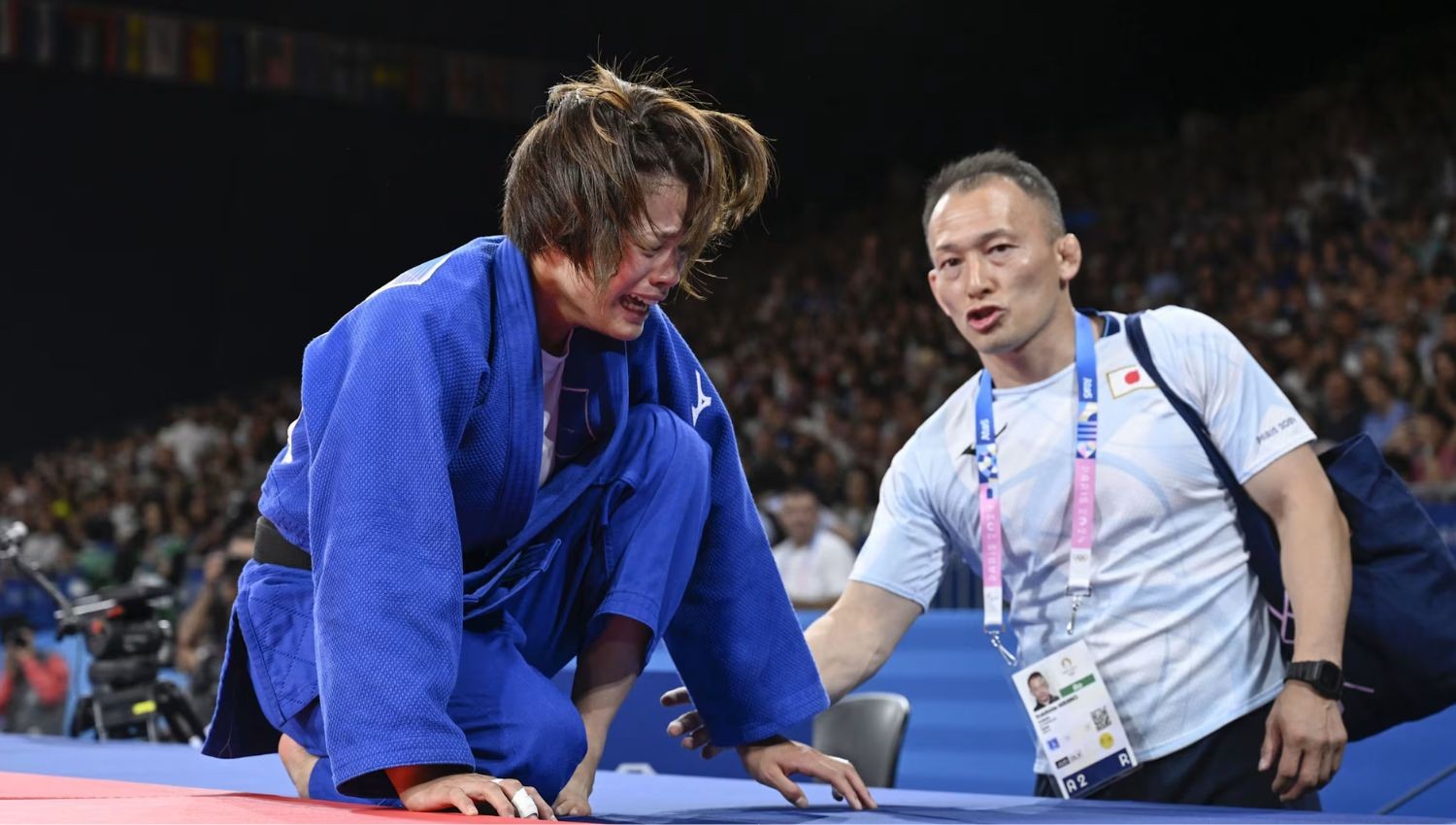 Olimpiade Paris 2024: Atlet Judo Jepang, Uta Abe Menangis dan Meraung usai Tersingkir di Babak Awal
