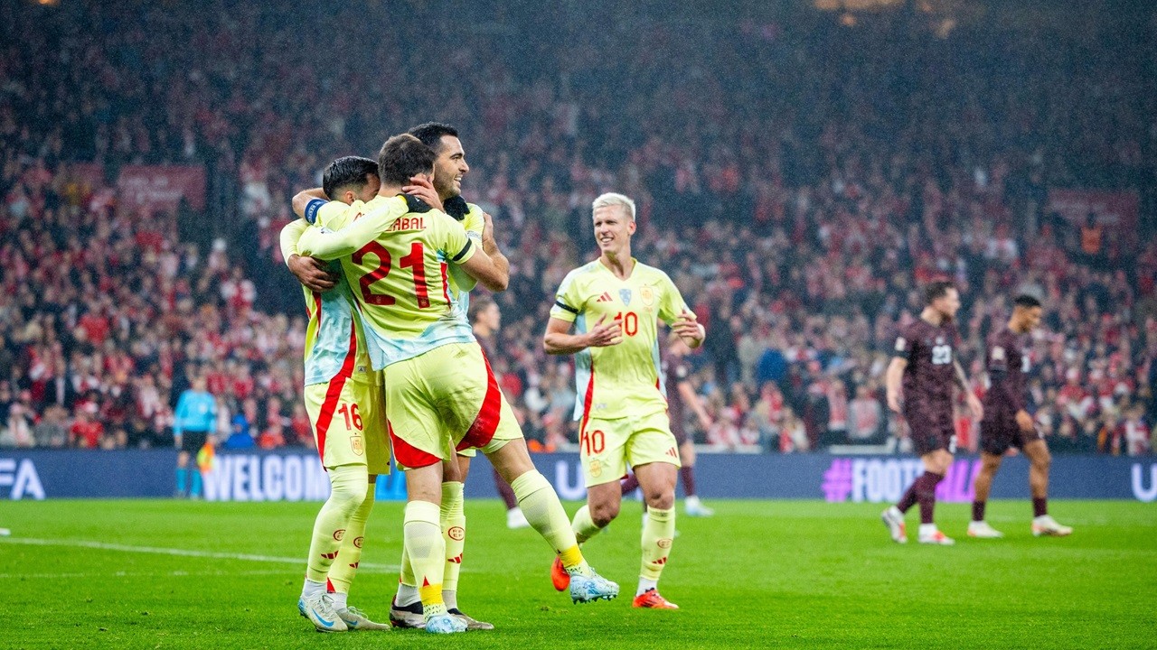 Hasil Pertandingan Denmark vs Spanyol di UEFA Nations League - Menang 2-1, Tim Matador ke 8 Besar