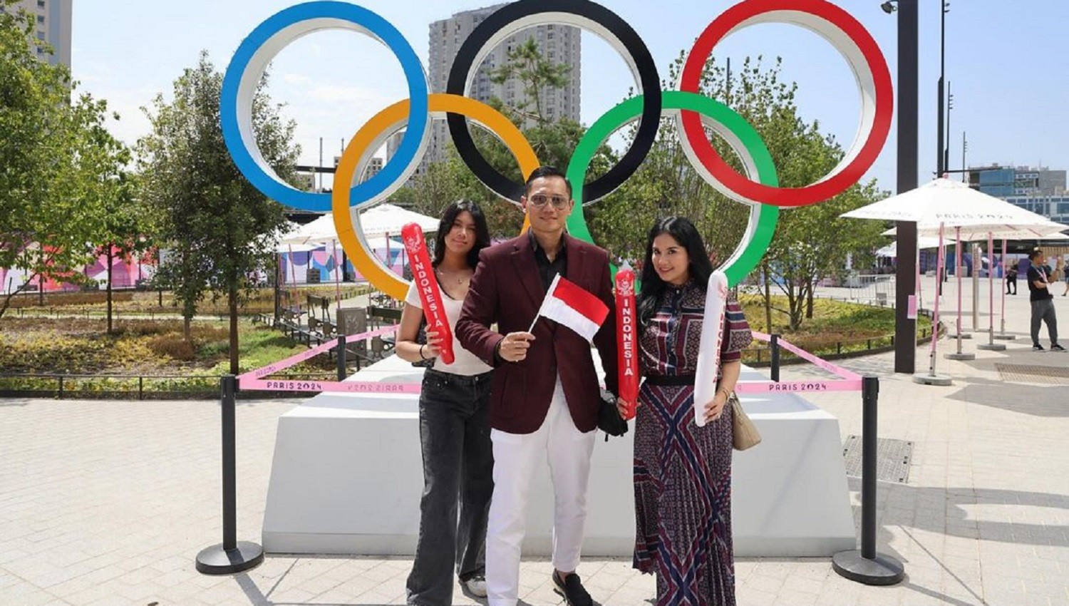 Serunya AHY dan Annisa Pohan di Olimpiade Paris 2024