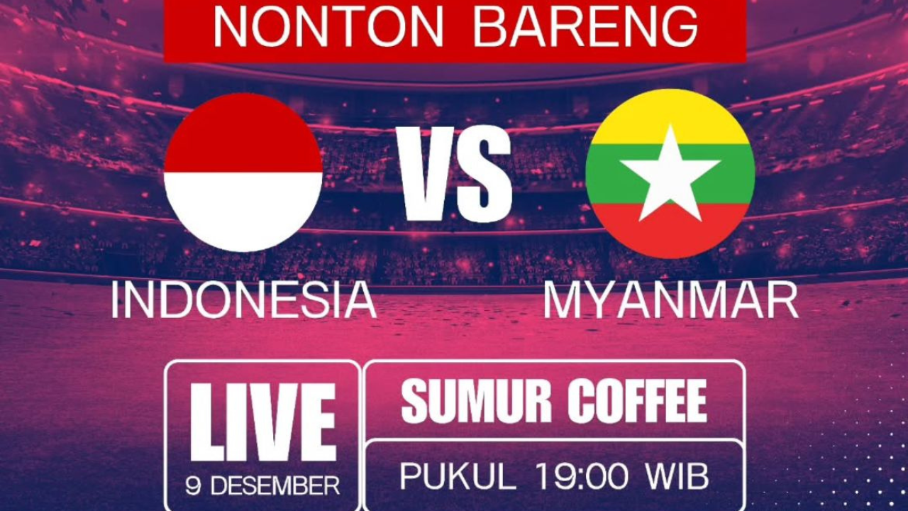 Tempat Nobar Indonesia vs Myanmar di Malang, Senin 9 Desember 2024