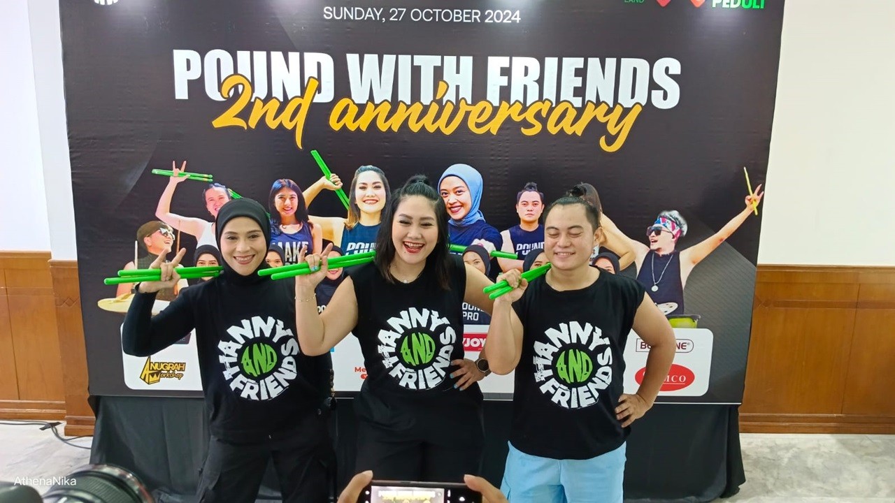 Rayakan Hari Jadi ke-2, Hanny and Friends Bertransformasi Jadi Komunitas Olahraga Pound Artis